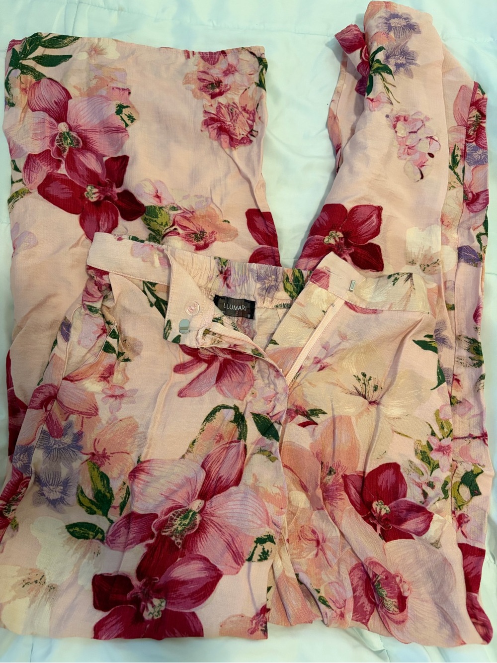 Pink Floral Women's Pajama Set